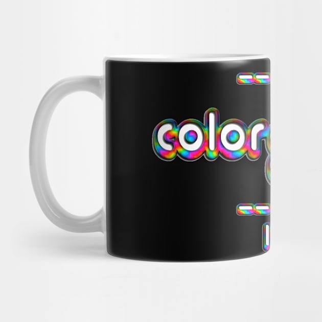 ColorGroove Retro-Rainbow-Tube nostalgia (wf) by Blackout Design